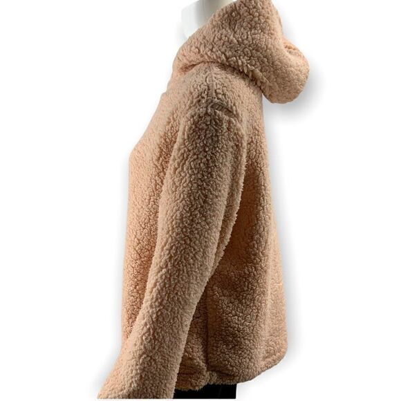 Forgotten Grace Pink Hoodie Pullover 1/4 Zip Sweatshirt Medium NWT - Picture 3 of 6